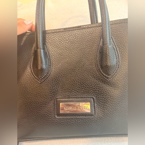 Marco Tozzi peble leather black bag - Picture 2 of 6